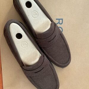 Rothy's Dark Brown Bistro Revelvet Women's Penny Loafers